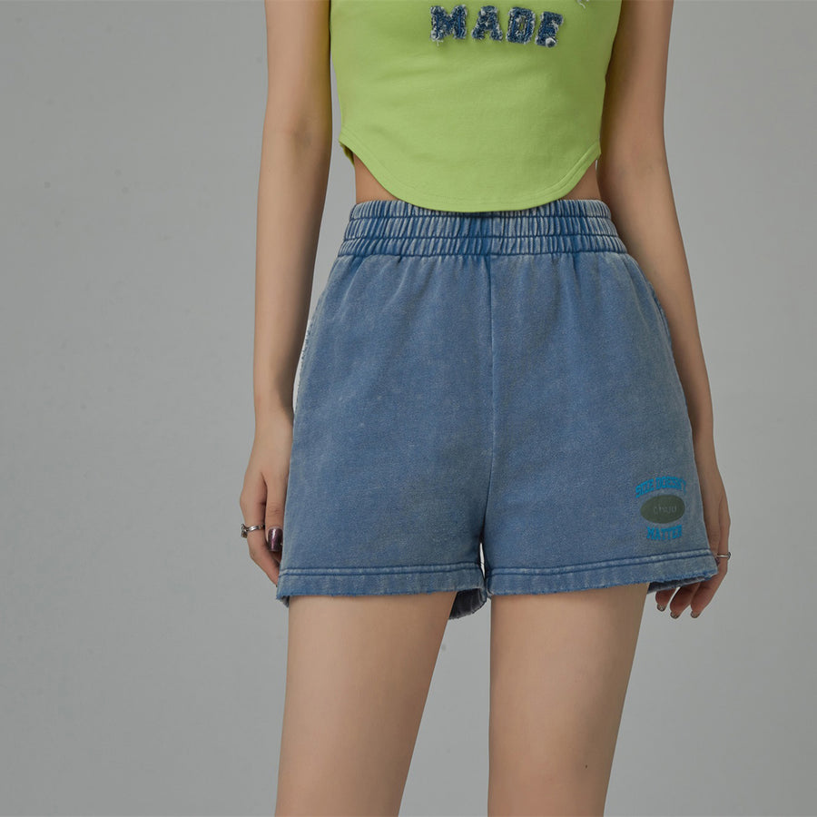 CHUU Size Doesnt Matter Overfit Shorts