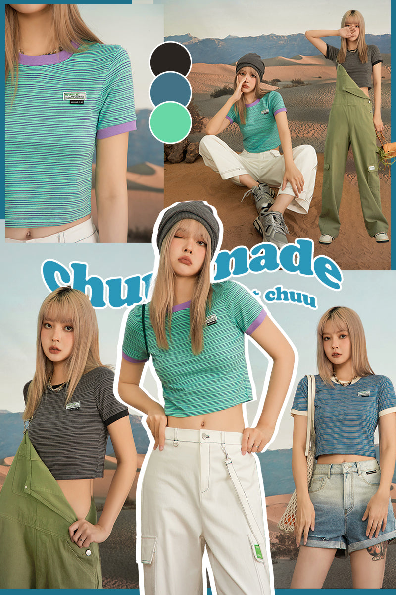 CHUU A Sense Of Context Crop Top