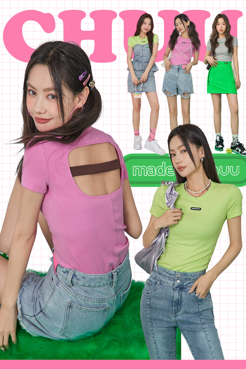 CHUU All Super Cute Cutout Top