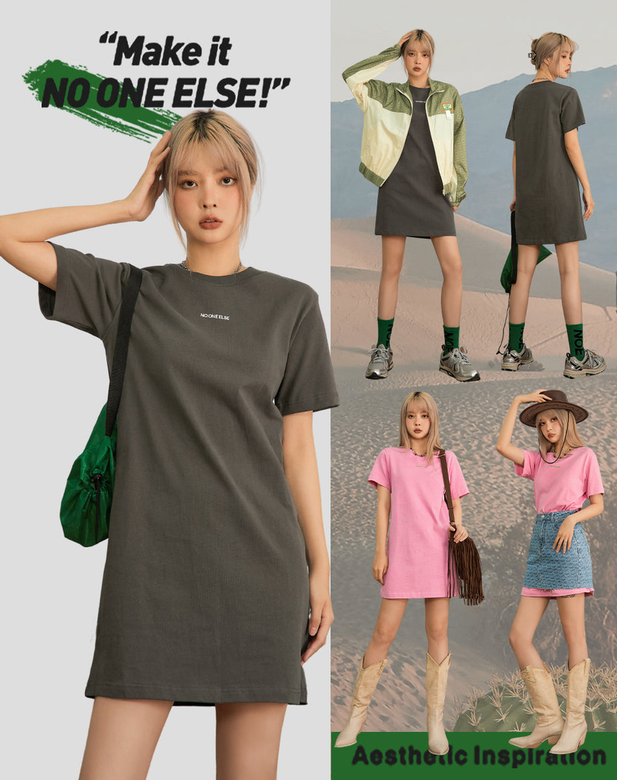 CHUU Add In Some Magic T-Shirt Dress