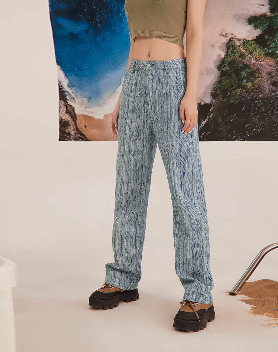 CHUU Blurred Lines Wide Jeans