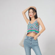 Crochet Color Cami Top