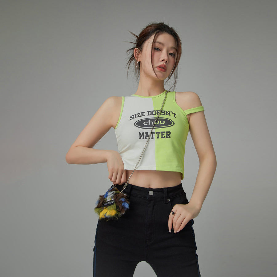 CHUU Size Doesnt Matter Printed Sleeveless Top