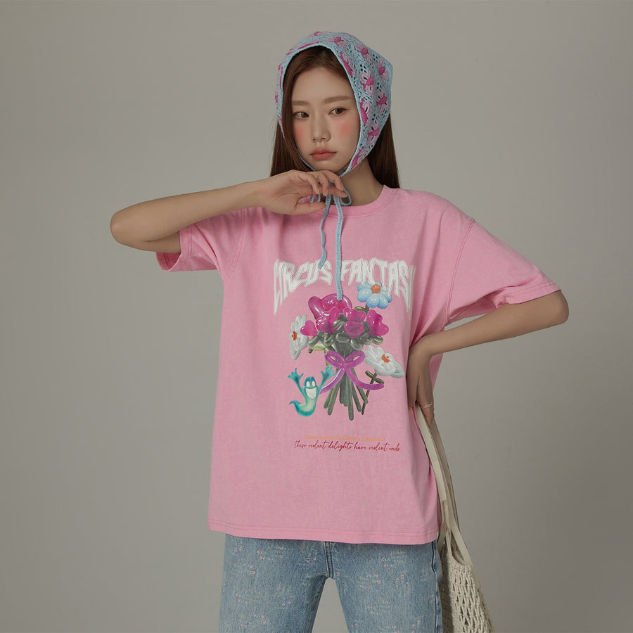 CHUU Circus Balloon Bouquet Loose Fit T-Shirt