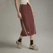 Line Color Long Skirt