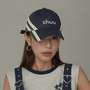 Embroidered Chuu Two Toned Ball Cap