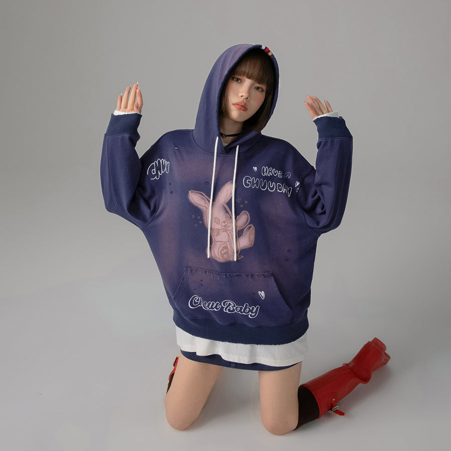 CHUU Year Of The Rabbit Hoodie