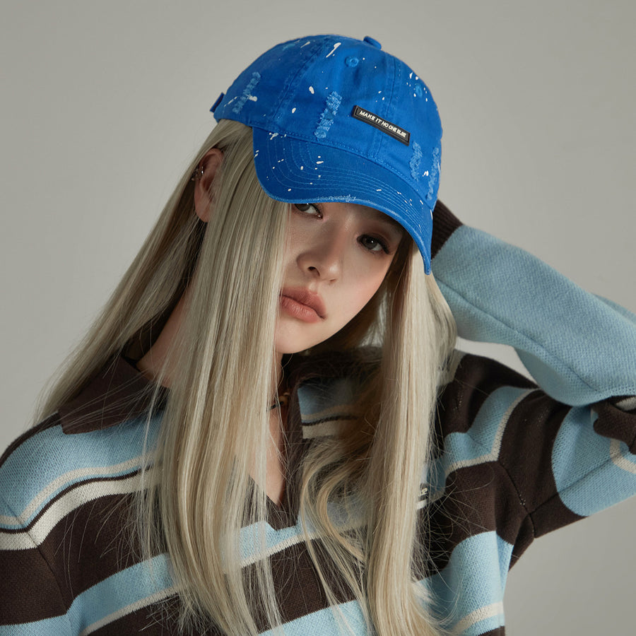 CHUU Distressed Ball Cap