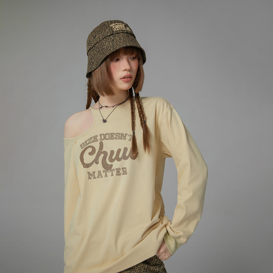 CHUU Leopard Chuu Matter Bucket Hat