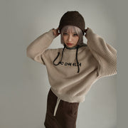 Noe Waffle Loose Fit Knit Sweater